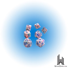 Festive - Polyhedral 7-Die Set - Pop-Art / Blue